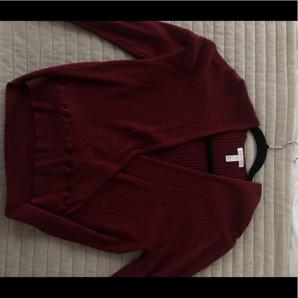 Leith red sweater